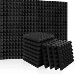 Pure Black Acoustic Panel perfect for sound proofing in Hotels/Restaurant/Apartments