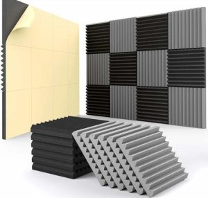 Dual Color Sound Proofing panel. Made using 4inches thick foam